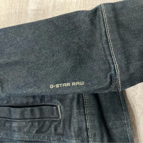G STAR ARC CHOPPER 3D SLIM JACKET SIZE L Blue